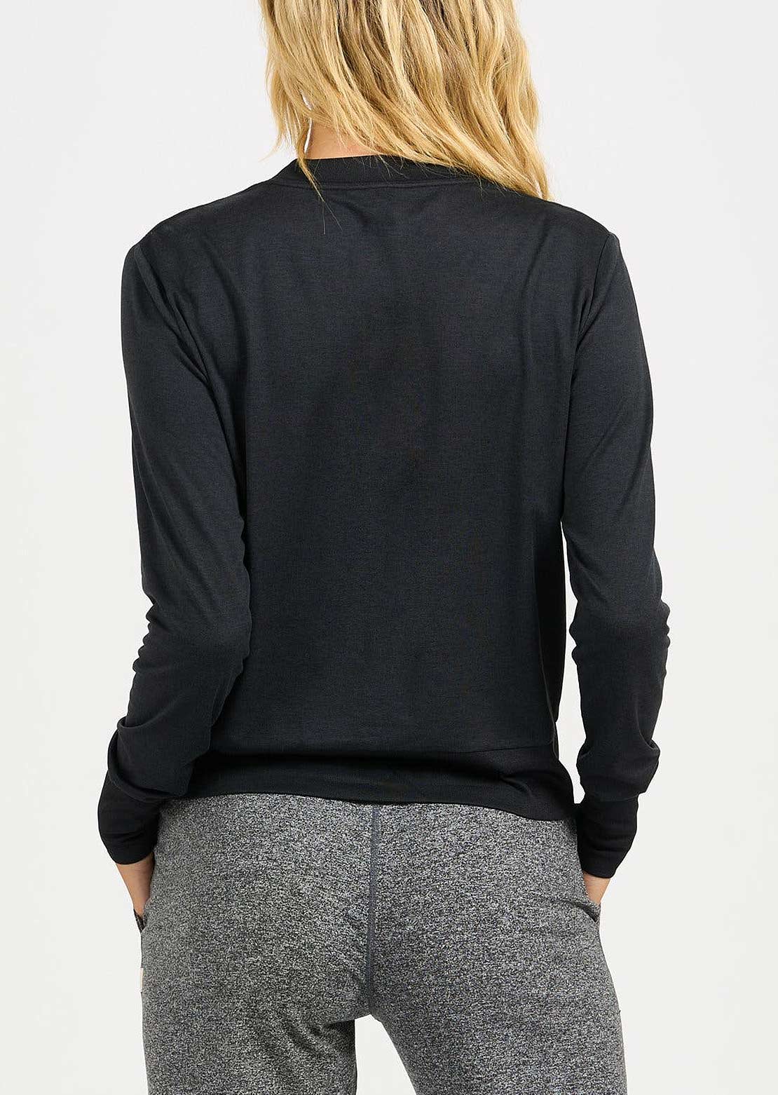 Vuori Women&#39;s Daydream Crewneck Black Heather