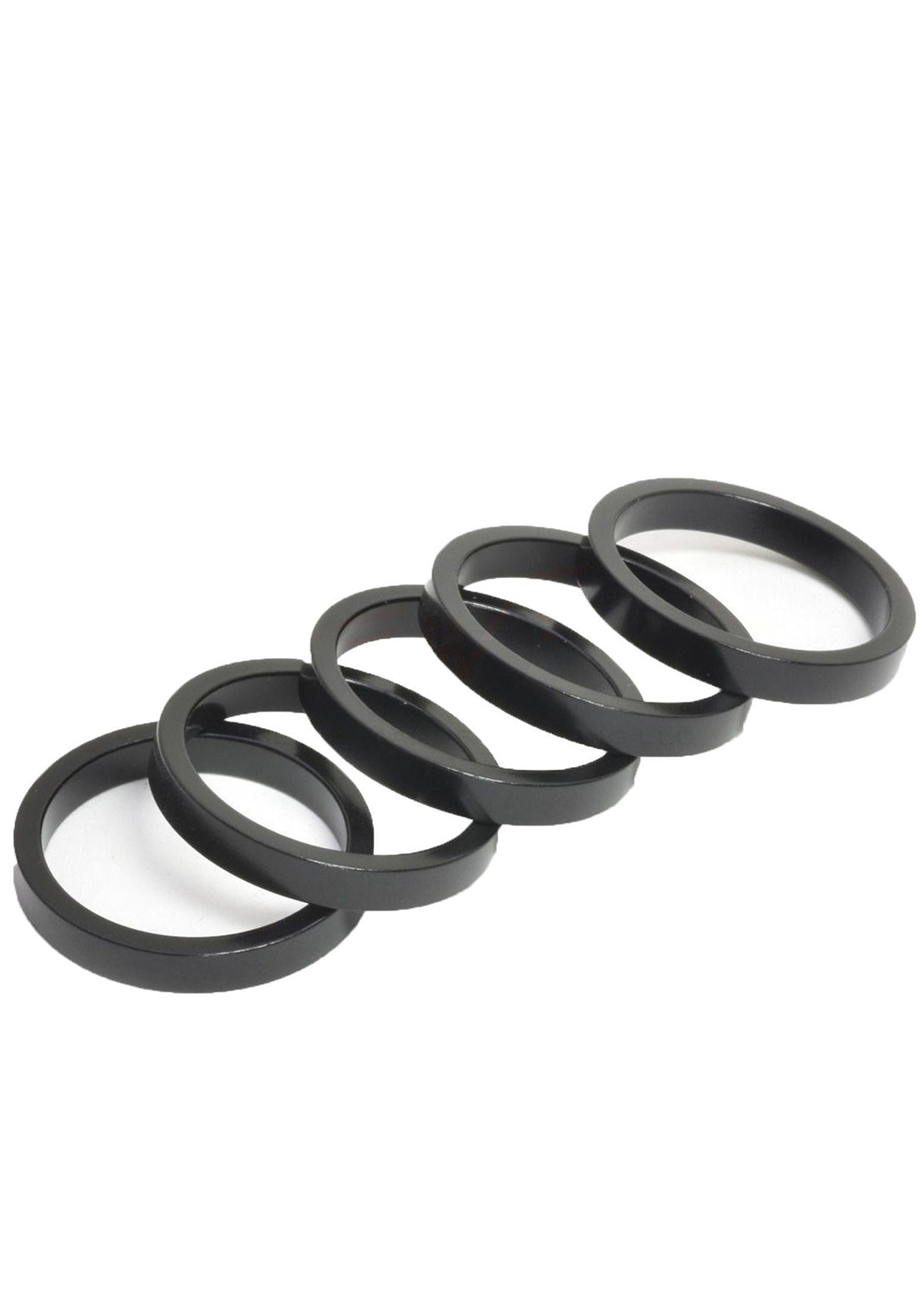 Wheels Manufacturing 5-Pack 1 1/8&quot; Aluminum Headset Spacer 5mm